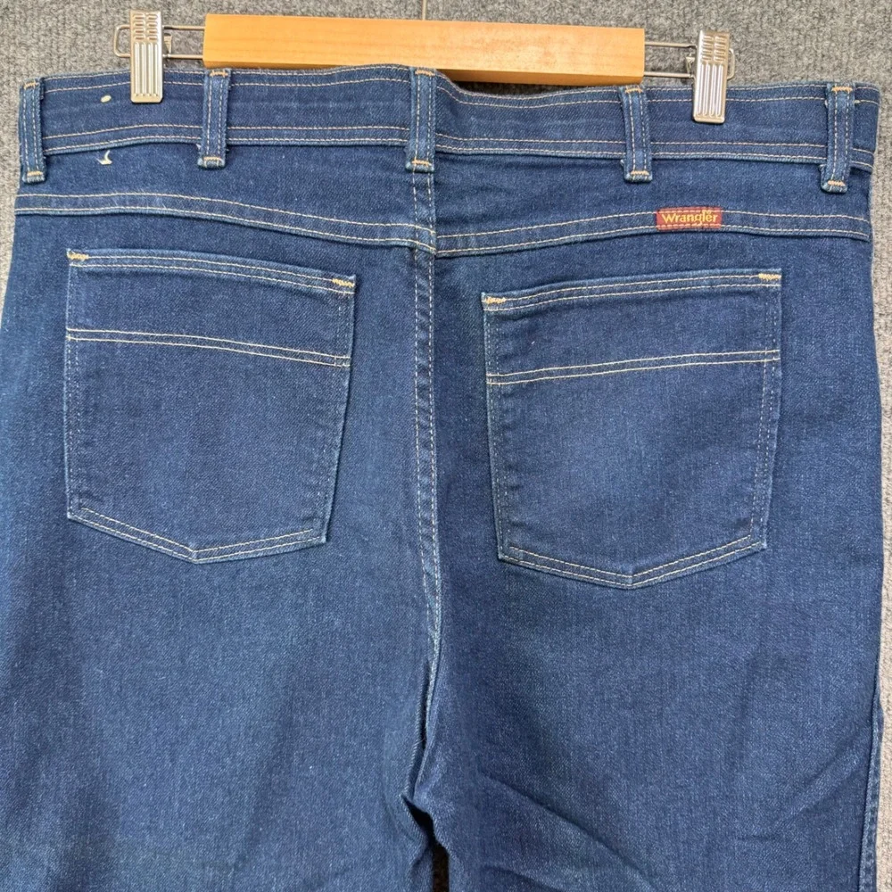Vintage‎ Wrangler 85498PS Jeans Mens Dark Wash Denim 38x30 Made in USA Elite
